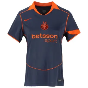 Inter Milano 2025/26 Maglia Third Donna - Blu/Arancione