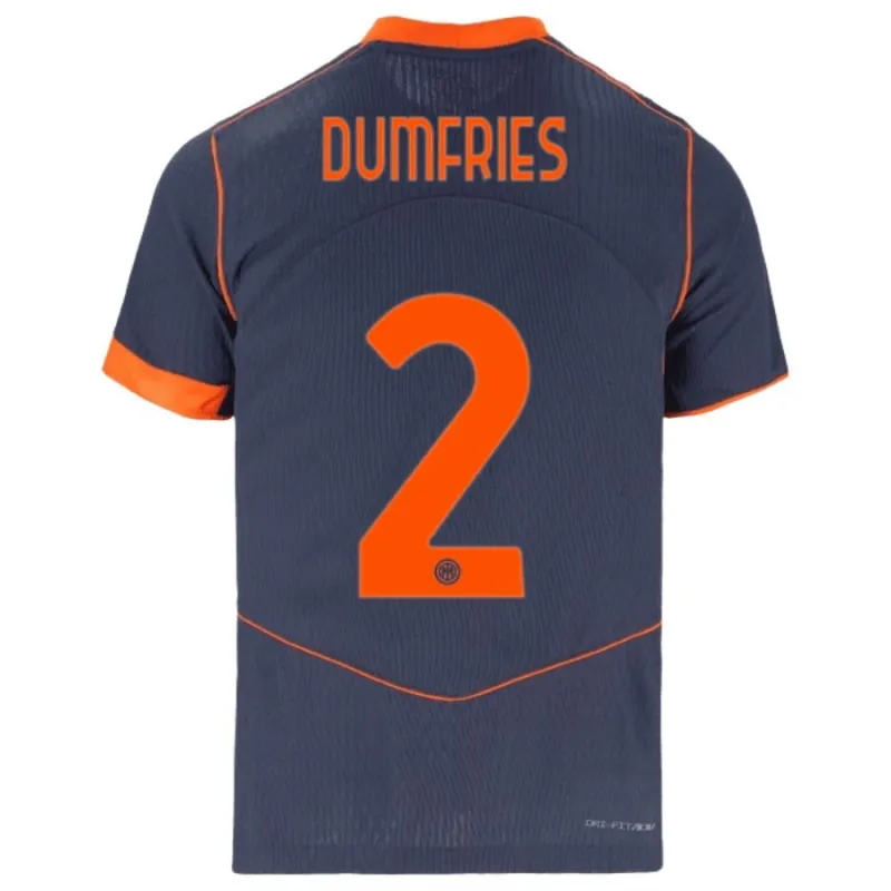 Inter Mailand DUMFRIES 2025/26 Drittes Trikot - Blau