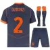 Inter Milan DUMFRIES 2025/26 Maillot Third Enfant avec Short - Bleu