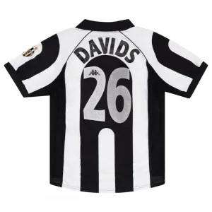 Juventus DAVIDS 1997/98 Retro Home Jersey - White/Black