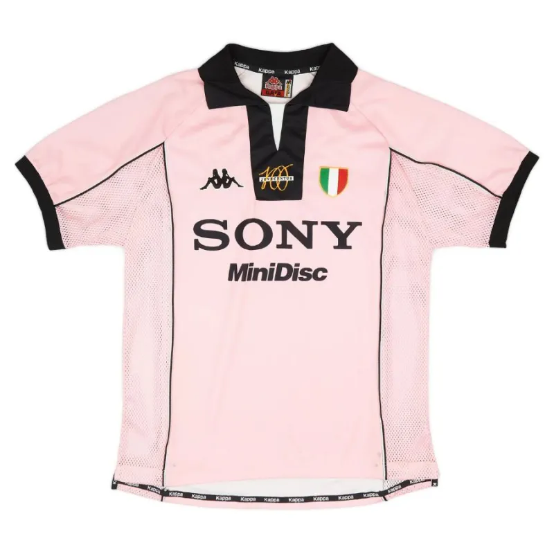 Juventus 1997/98 Retro Away Jersey - Pink