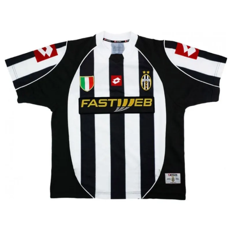 Juventus DEL PIERO 2002/03 Retro-Heimtrikot - Weiß/Schwarz
