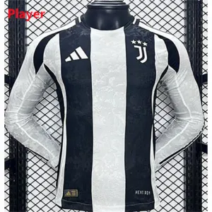 Juventus 2024/25 Home Long Sleeve Player Soccer Jersey