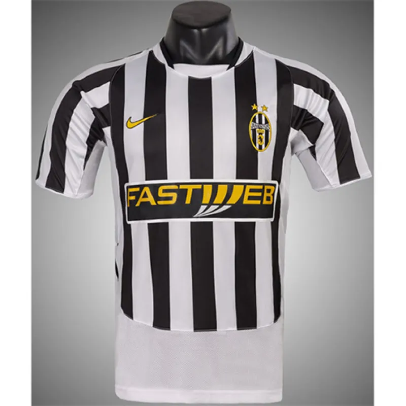 Maillot retro de domicile de Juventus 2003/04 - Blanc