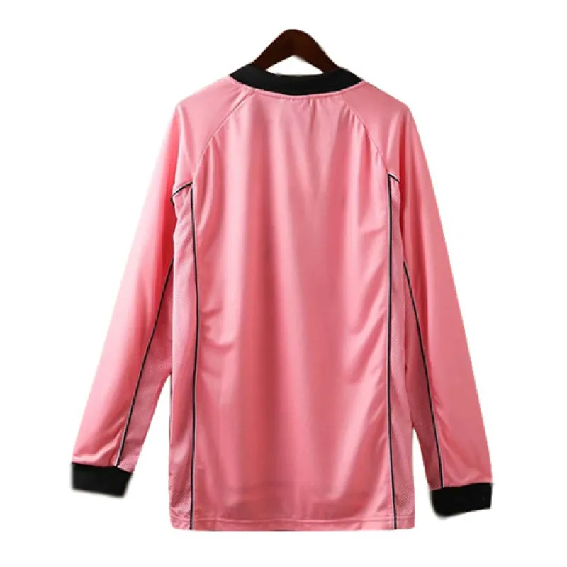 Maillot retro de domicile à manches longues de Juventus 1998 - Rose