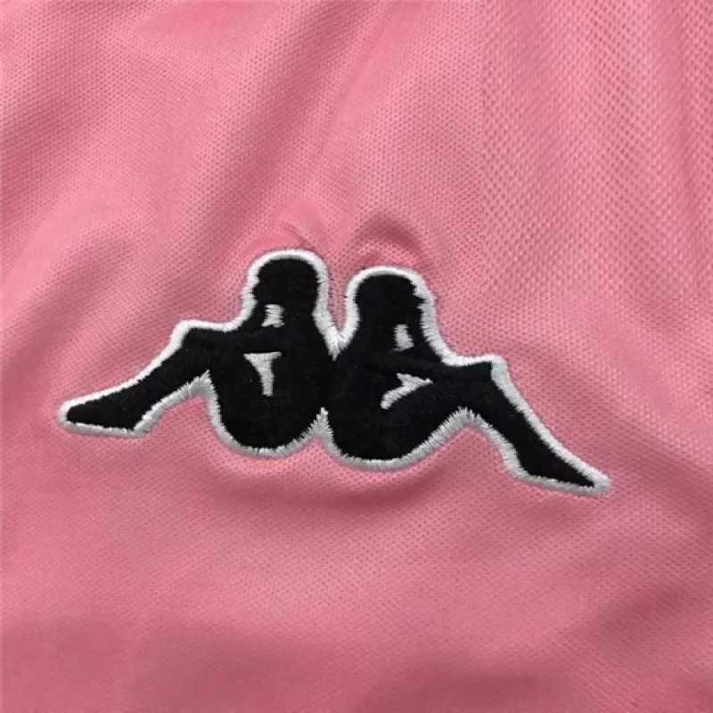 Maillot retro de domicile à manches longues de Juventus 1998 - Rose
