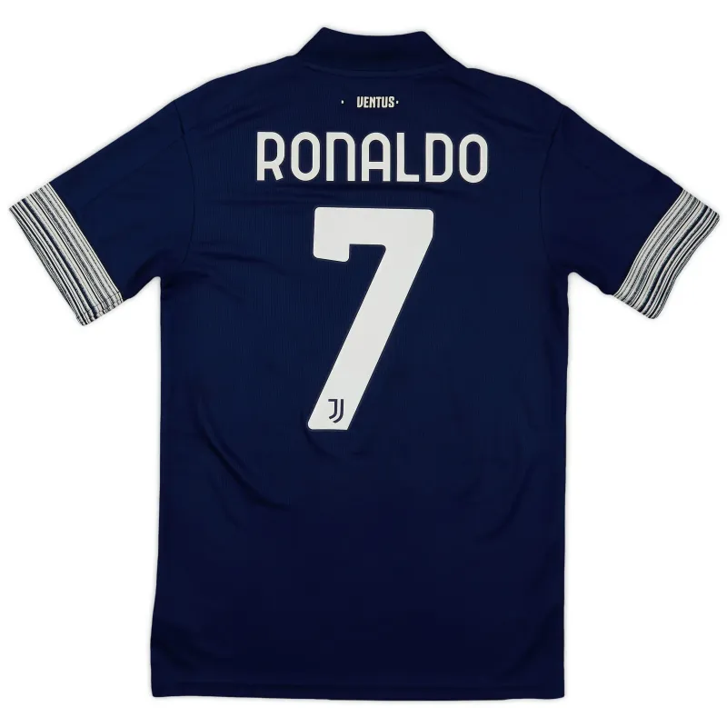 Cristiano Ronaldo's Juventus 2020/21 Home Retro Jersey No.7 - Blue