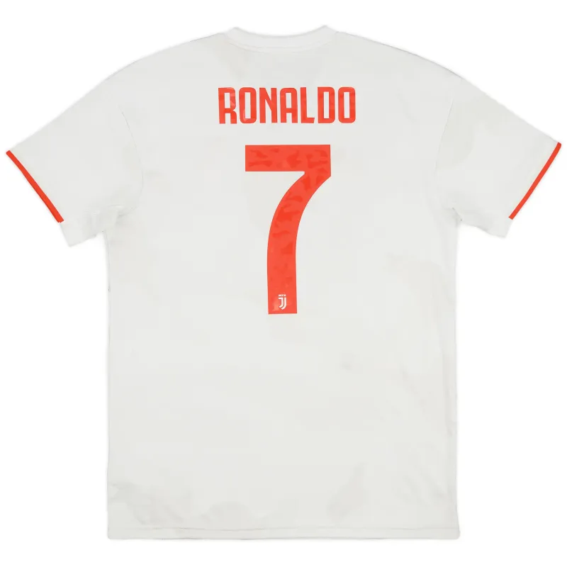 Cristiano Ronaldo's Juventus 2019/20 Away Retro Jersey No.7 - White