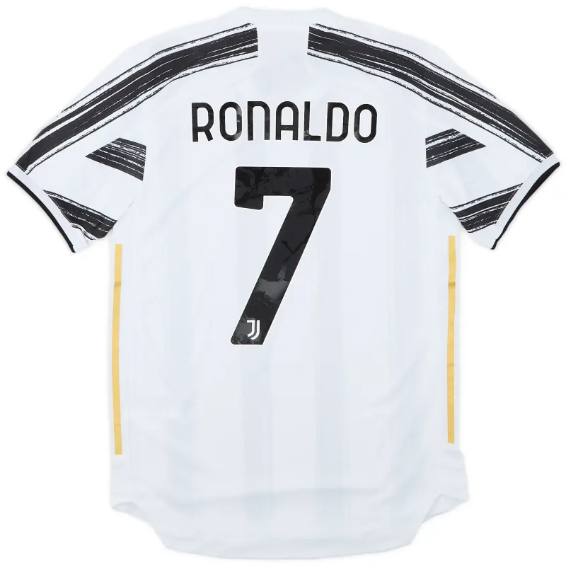 Cristiano Ronaldo's Juventus 2020/21 Home Retro Player Jersey No.7 - White