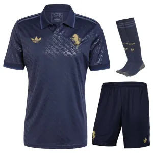 Juventus 2024/25 Third Children's Jersey Set - Navy Blue