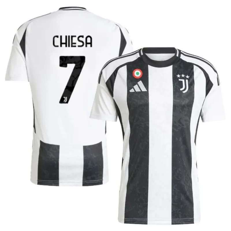 Chiesa Juventus 2024/25 Home Jersey - White