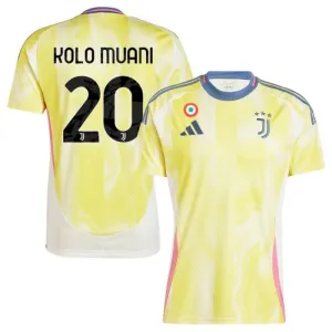 Kolo Muani's Juventus 2024/25 Away Jersey - Yellow