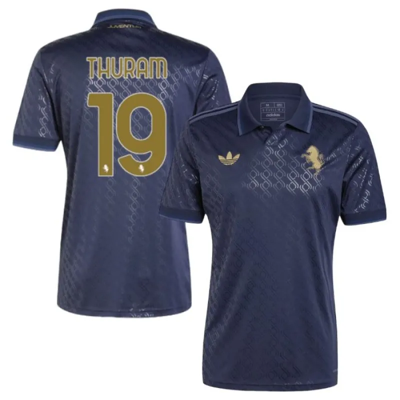 Le troisième maillot de Juventus 2024/25 de Thuram - Bleu marine