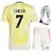 Chiesa's Juventus 2024/25 Away Children's Jersey Set - Yellow