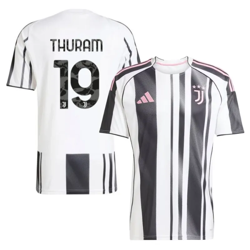 Juventus THURAM 2025/26 Home Jersey - White