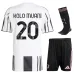Juventus KOLO MUANI 2025/26 Kinder Heimtrikot Set weiß