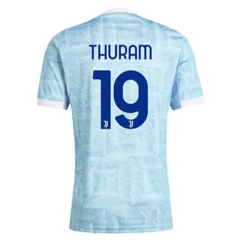 Juventus THURAM 2025/26 Kinder-Trikot-Set - Blau