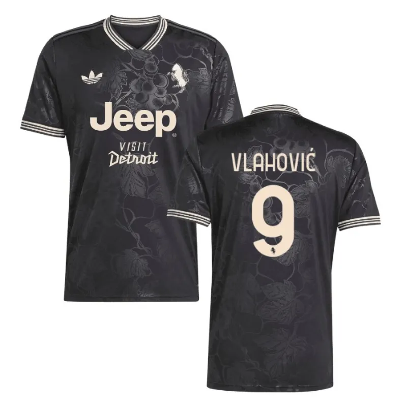 Dusan Vlahovic Juventus 2025/26 Third Trikot