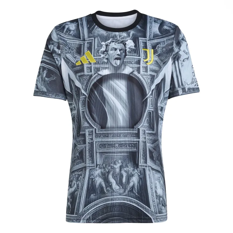 Juventus 2025/26 Del Piero Pre-Match Trikot - Grau