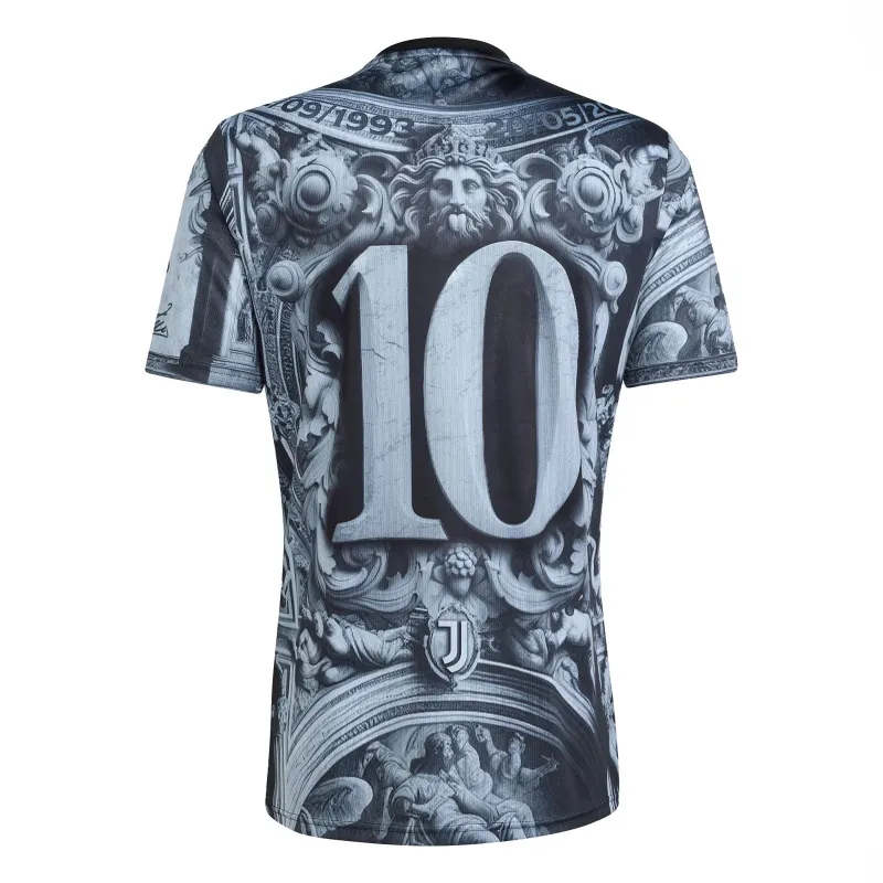 Juventus 2025/26 Del Piero Pre-Match Trikot - Grau