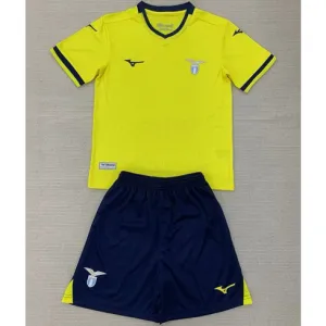Maglia per bambini dell'effectivo fuori sede di Lazio 2024/25 - Gialla