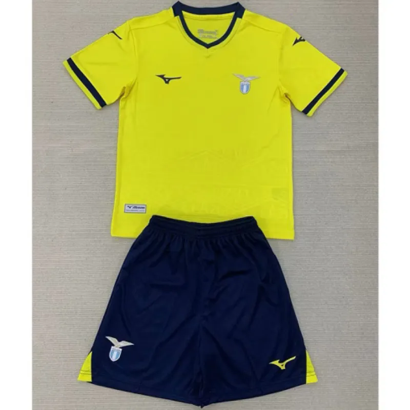 Lazio 2024/25 Away Kids' Jersey - Yellow
