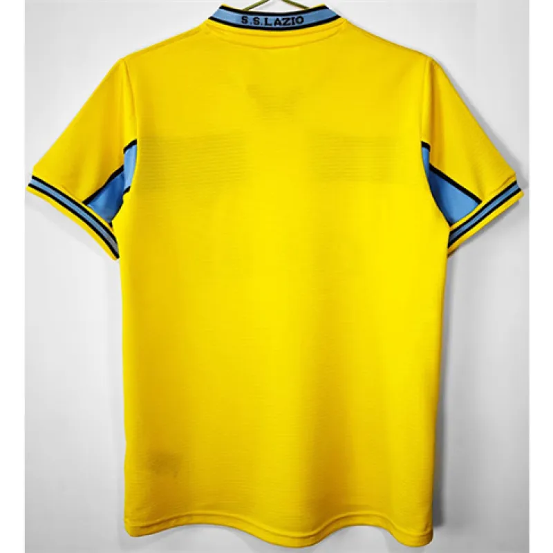 Lazio 1998/99 Retro Jersey - Yellow
