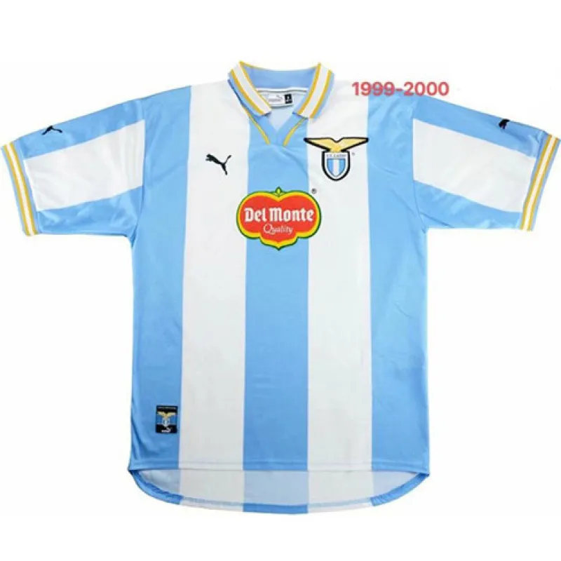 Lazio 1999/00 Retro Home Jersey - Blue