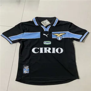 Maglia fuori sede retro di Lazio 1998 - 00 - Nera