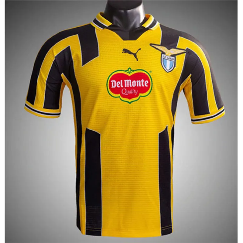 Lazio 1998 - 00 Third Retro Jersey - Yellow