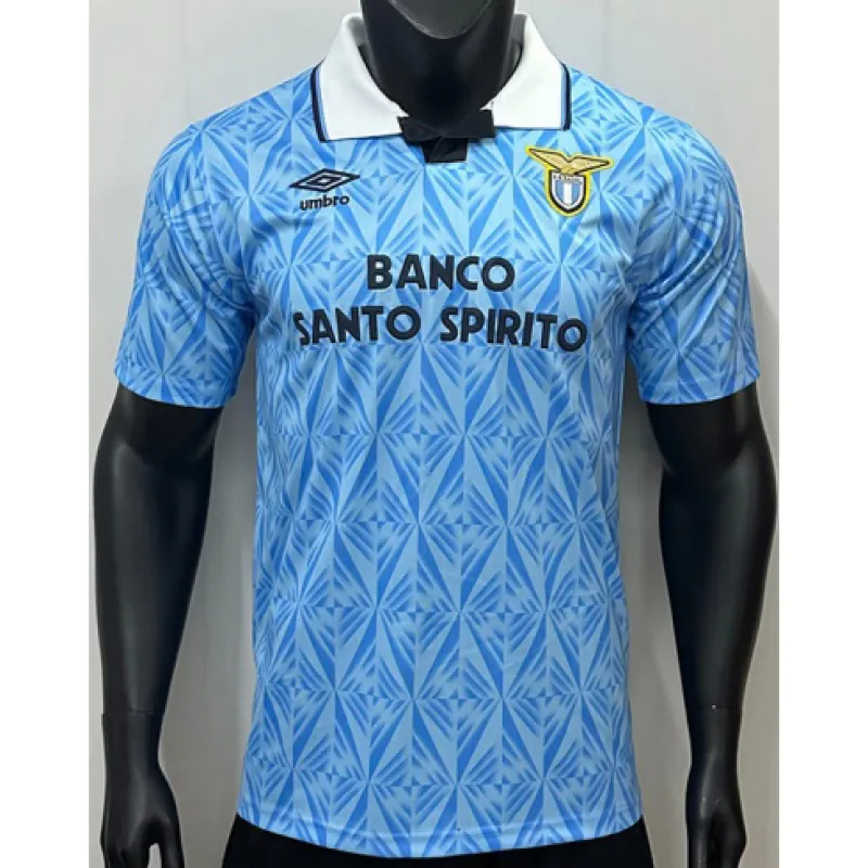 Lazio 1991/92 Home Retro Jersey - Blue