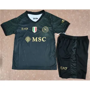 Napoli 2024/25 Third Kids Jersey - Black