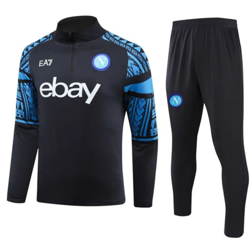 Napoli 2024/25 Kinder-Sportbekleidung - Marineblau