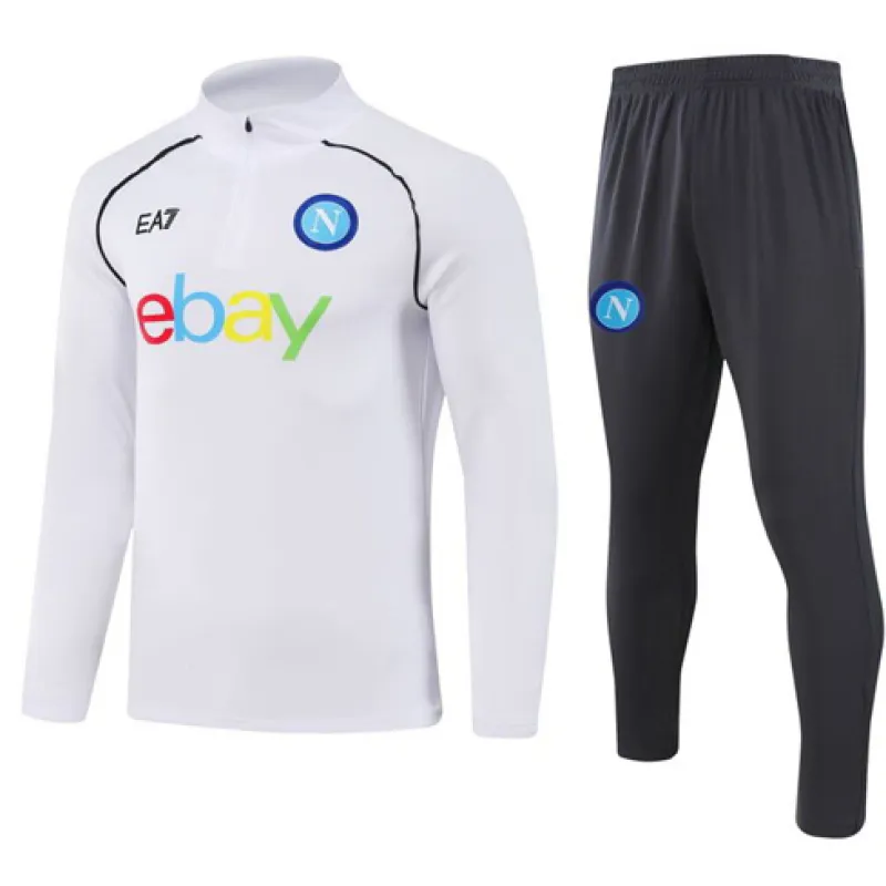 Napoli 2024/25 Kinder-Sportbekleidung - Weiß