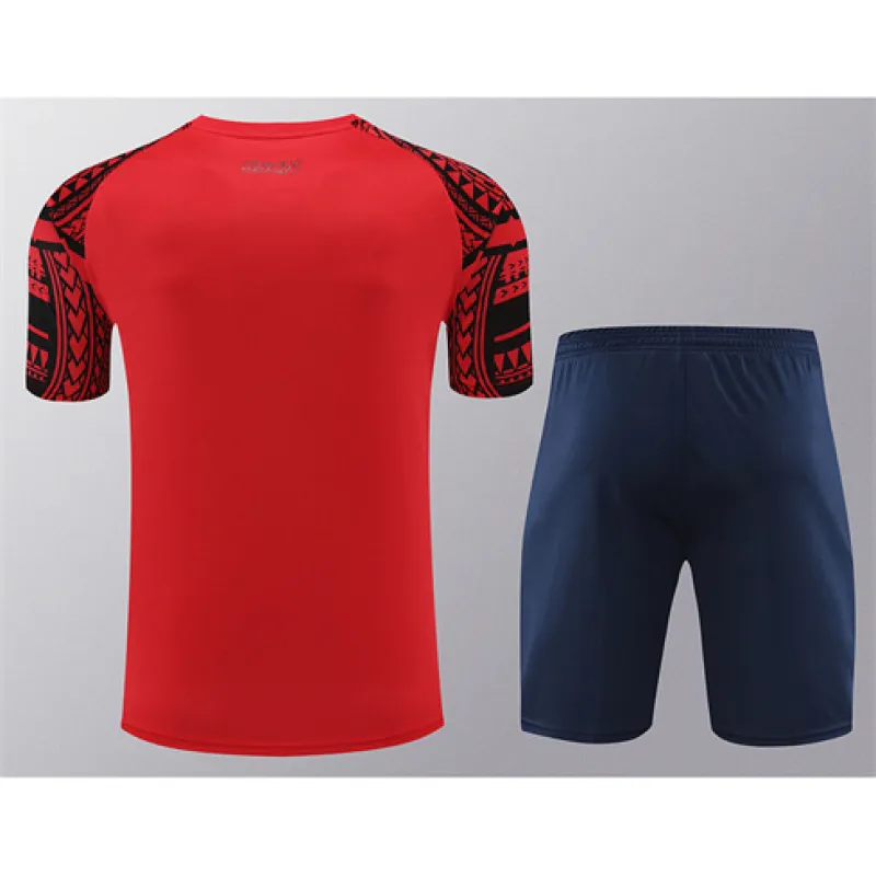 Napoli 2024/25 Trainingsshirt + Shorts - Rot