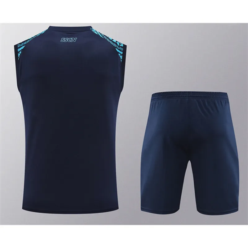 Gilet + Shorts de Naples 2024/25 - Bleu