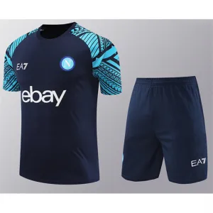 Napoli 2024/25 Training Shirt A + Shorts - Blue