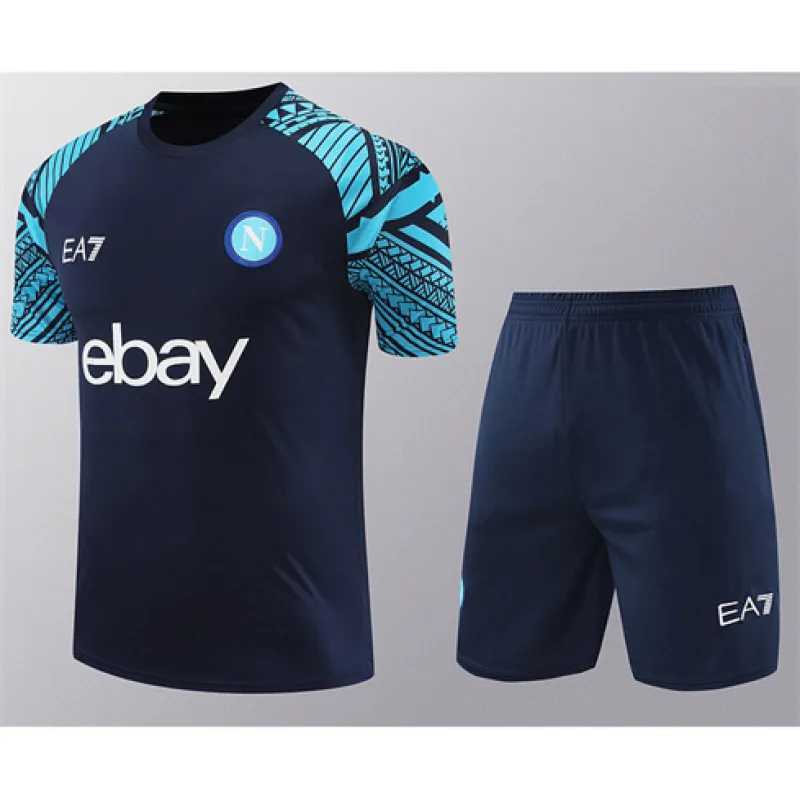 Napoli 2024/25 Training Shirt A + Shorts - Blue