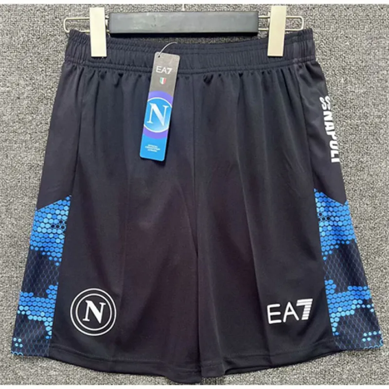 Napoli 2024/25 EA7 Commemorative Shorts - Black