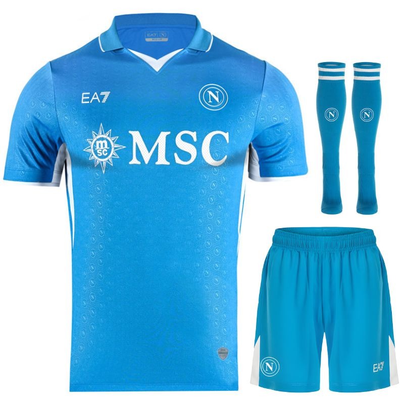 Napoli 2024/25 Children's Home Jersey Set - Blue