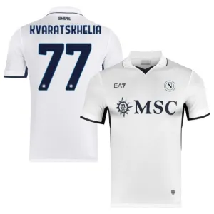 Kvaratskhelia's Napoli 2024/25 Away Jersey - White