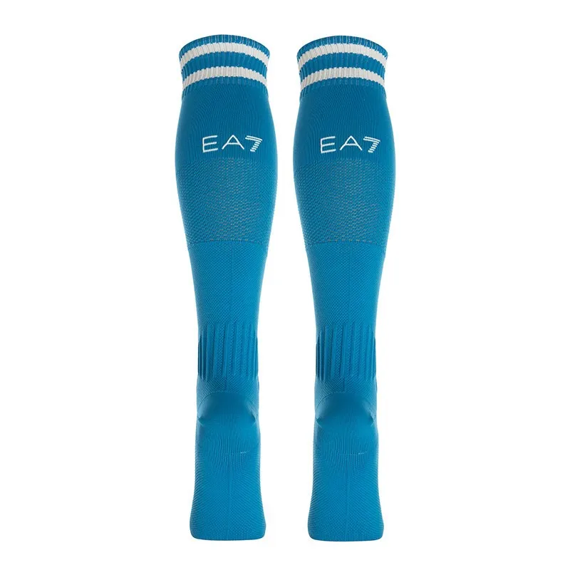 Osimhens Napoli 2024/25 Heim-Kids-Jersey-Set - Blau