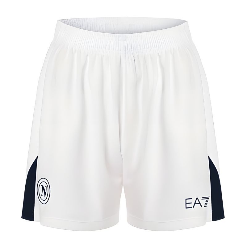Osimhen's Napoli 2024/25 Away Kids' Jersey Set - White