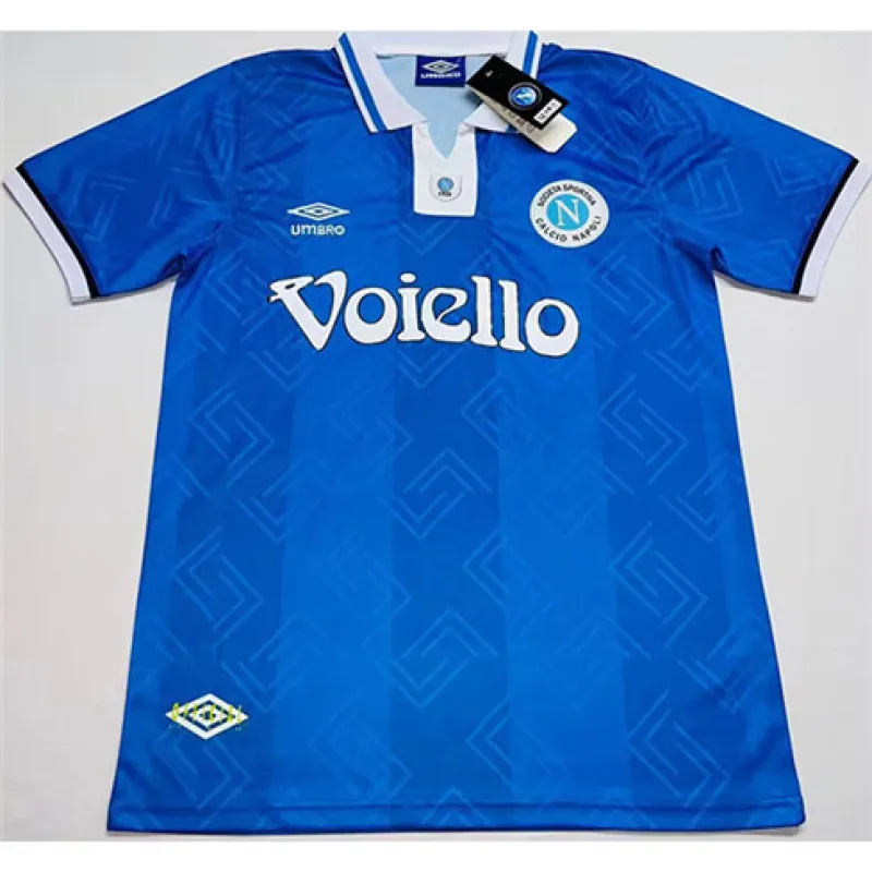 Maillot rétro domicile de Naples1993/94- Bleu