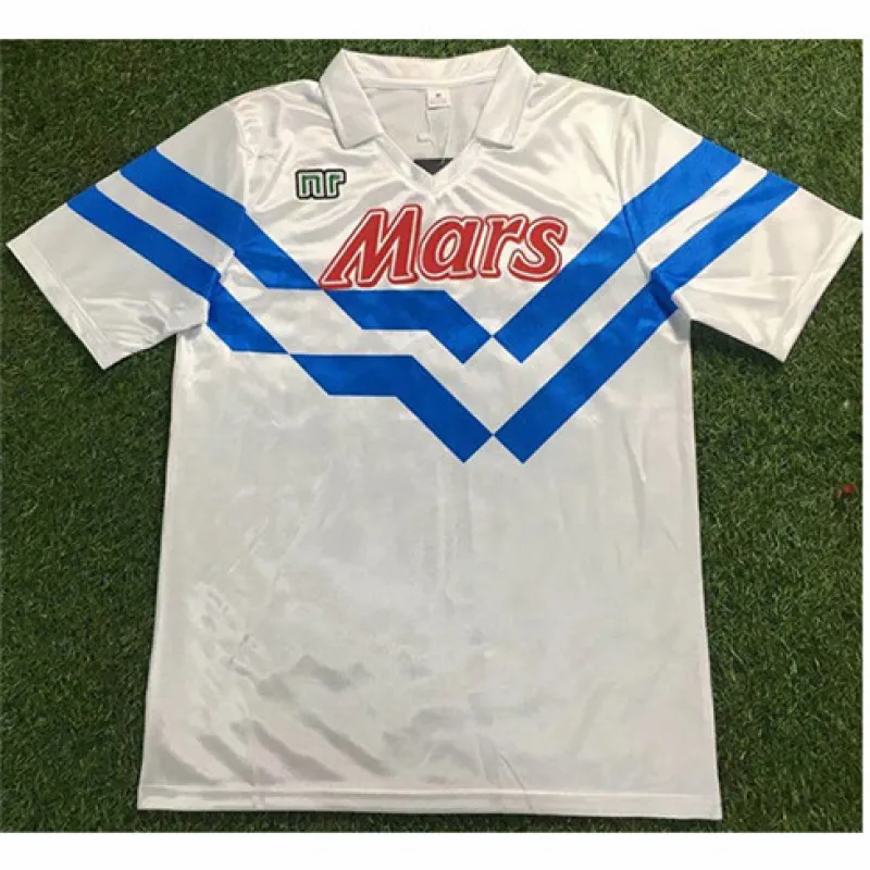 Napoli 1988/89 Away Retro Jersey - White