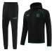 Napoli 2024/25 Hooded Sports Jacket - Black