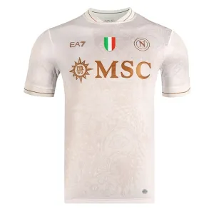 Napoli 2025/26 Away Kids' Jersey - Beige