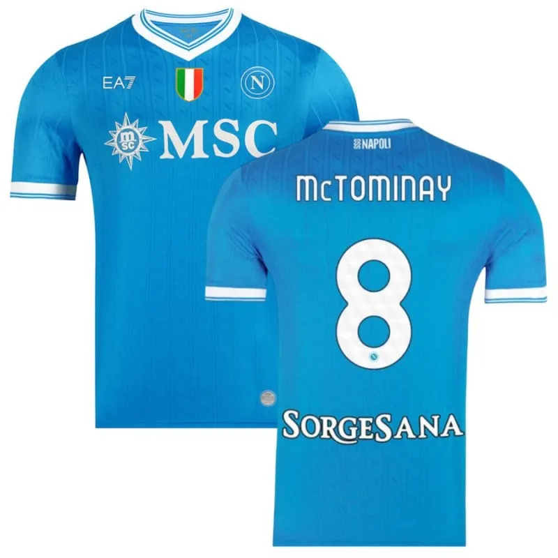 Napoli McTOMINAY 2025/26 Home Jersey - Blue
