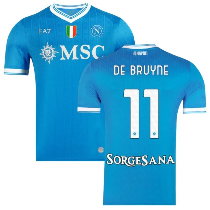 Napoli DE BRUYNE 2025/26 Home Jersey - Blue