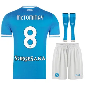 Napoli McTOMINAY 2025/26 Home Kids' Jersey Set - Blue